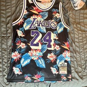 2007-08 Kobe Bryant lakers all over floral print Jersey